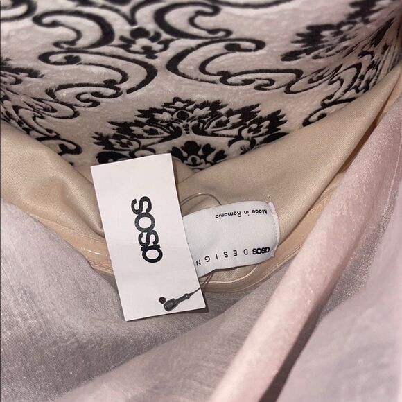 Asos NWT  Pink Chiffon Dress - Picture 7 of 8